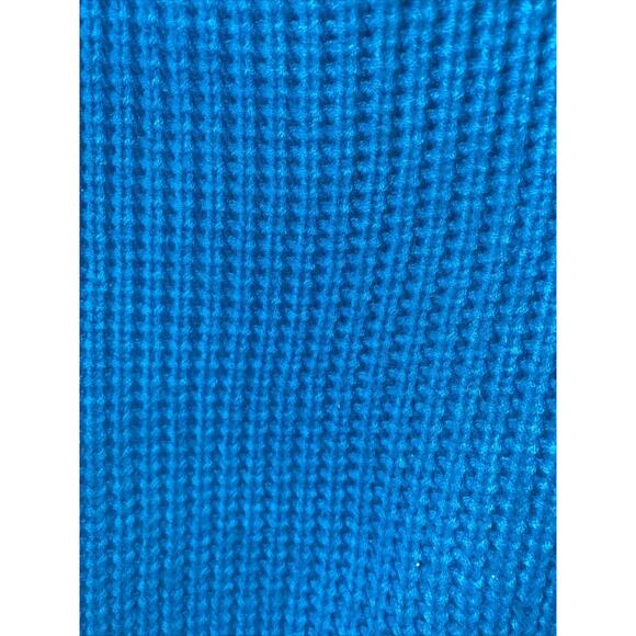 VTG 70s PIONEER WEAR Men’s Western, Aztec Sweater Turquoise Leather Large - Picture 9 of 10